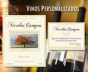 Vinos Personalizados :: Catálogo de Etiquetas