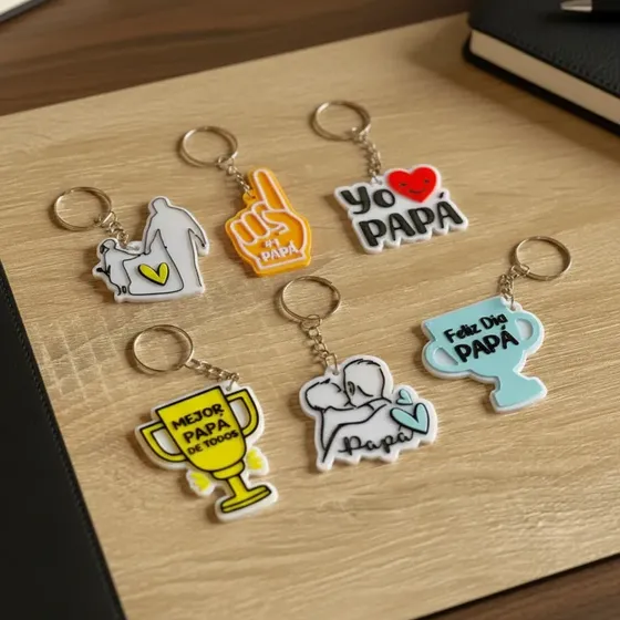 10 Llaveros Personalizados Souvenirs Con Nombre Temática 3d