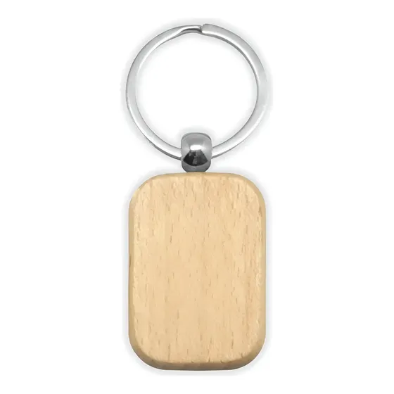 25 Llaveros De Madera Grabados Laser Personalizado/con Logo