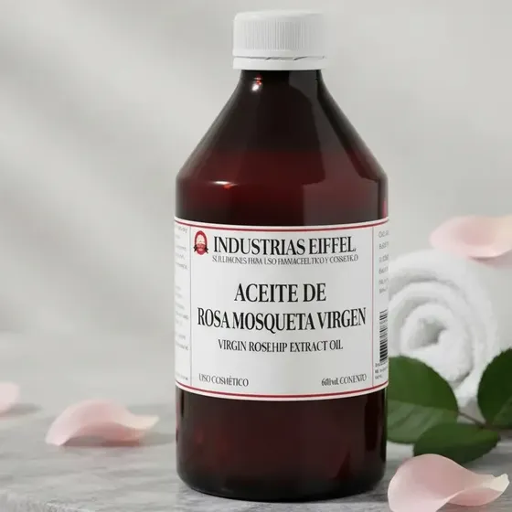 Aceite De Rosa Mosqueta Virgen 500ml Materia Prima Cosmetica