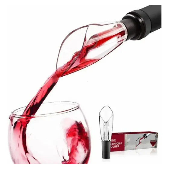 Aireador De Vino Accesorio Vertedor Decantador Oxigenador