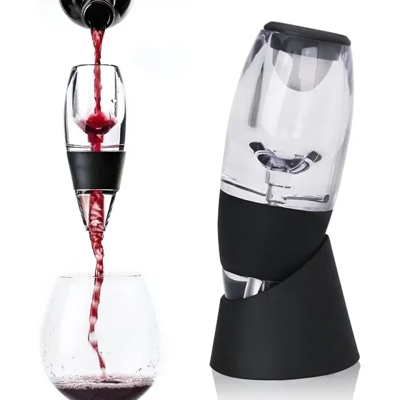 Aireador de Vino para Copa Colina Shop Premium con Base y Filtro