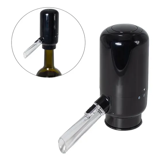 Aireador Decantador De Vino Dispenser Oxigenador A Pilas