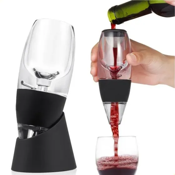 Aireador Decantador Rápido De Vino Tinto Portátil