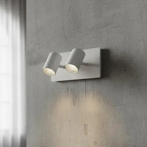 Aplique 2l Dicroled Spot Blanco Moderno Apto Pared O Techo