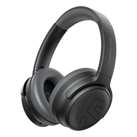 Auriculares Bluetooth Soundpeats Space Pro Sonido Hi-res Y Cancelación De Ruido Negro
