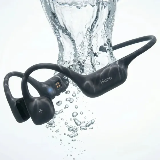 Auriculares Hune Ola Bone Conduction Natacion Sport 32gb Gris