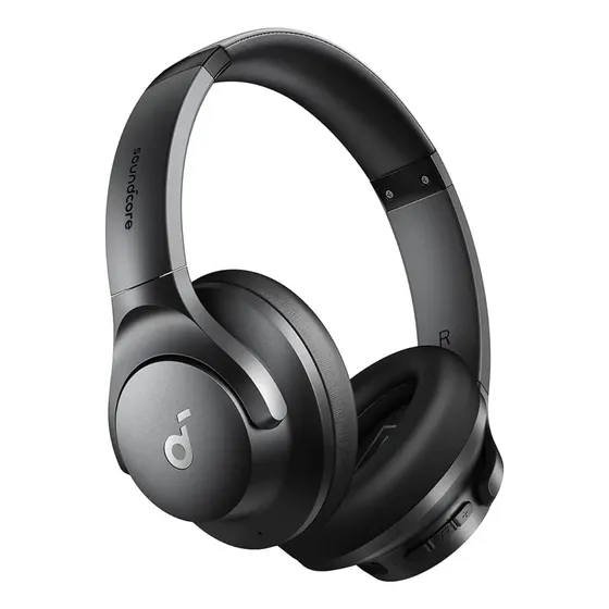 Auriculares Inalámbricos Anker Soundcore Q20i de Diadema, Bluetooth, Cancelación Activa de Ruido, Hi-Res, BassUp, Alta Resolución, Big Bass,