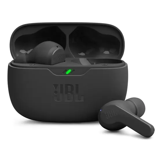 Auriculares Inalámbricos Bluetooth Jbl Wave Beam Color Negro