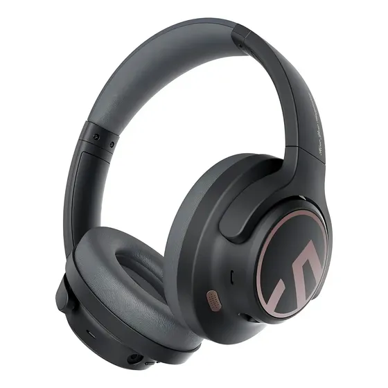 Auriculares Soundpeats Space Bluetooth Wireless Headset Color Negro Luz Agua