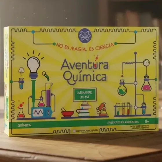 Aventura Quimica Juego Kit De Ciencias Laboratorio En Casa