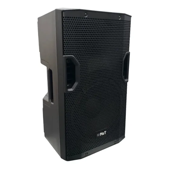 Bafle Activo Mut Mt-12a 350w Rms Reales Bluetooth Twin Negro
