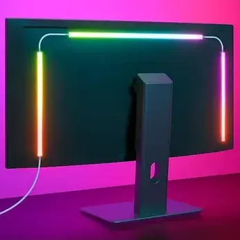 Barra Led Rgb 27 Usb Para Escritorio Gamer Con Luz Sincroniz