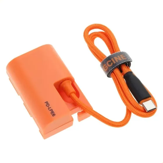 Batería Ficticia Usb C Pd 9v A Lpe6 Para R5 80d 70d 60d, Etc