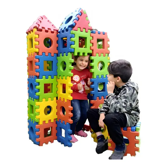 Bloques Encastres Didácticos. Rompecabezas Súper Gigante!