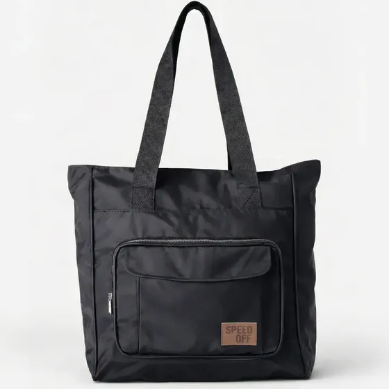 Bolso Cartera Impermeable Mujer Grande Amplia Negra Carteras De Marca Universitaria Trabajo Facultad De Para Mujer Bolsos Moda Speed Off Res