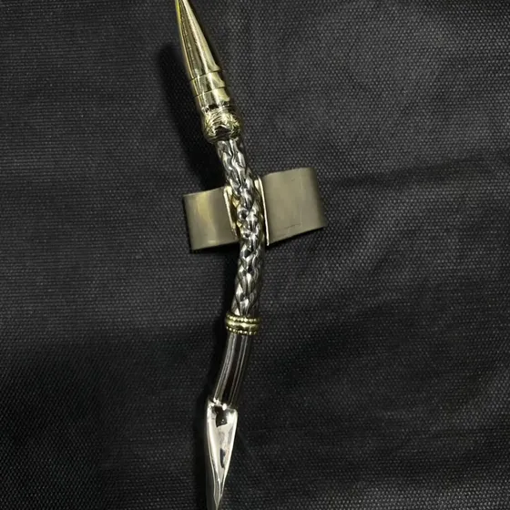 Bombillon Curvo Premium Alpaca Y Bronce
