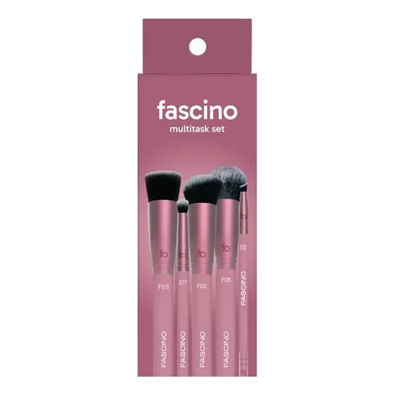 Brochas Maquillaje Fascino Multitask 5 Unidades Set