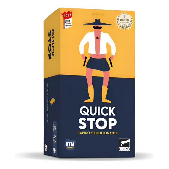 Buró Quick Stop Juego De Cartas Rápido Edición Clásica 240 Cartas