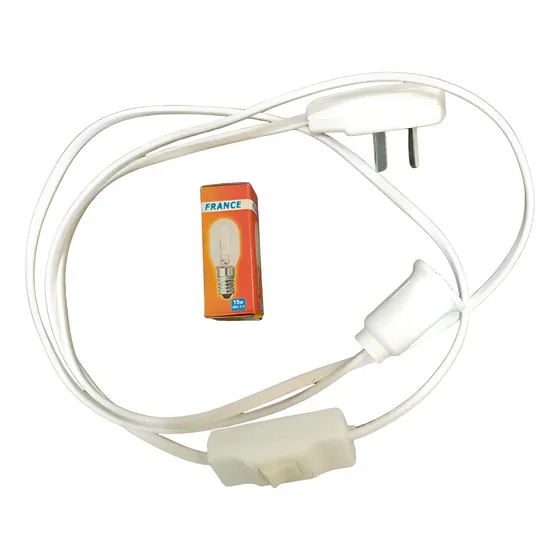 Cable Armado1.5mt C.interruptor +lamp15w P. Lámparas De Sal