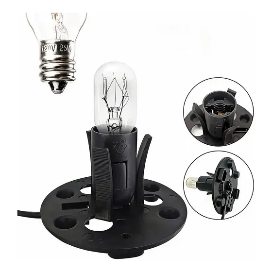 Cable Con Dimmer Y 6 Lámparas 25w Para Lámpara De Sal