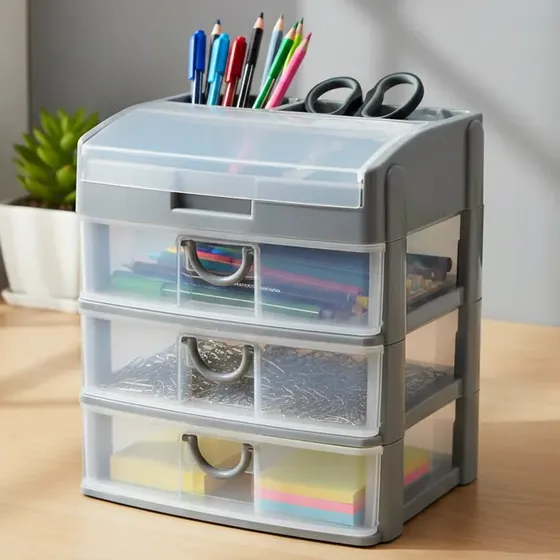 Cajonera Organizadora 3 Cajones Escritorio Maquillaje Kuma