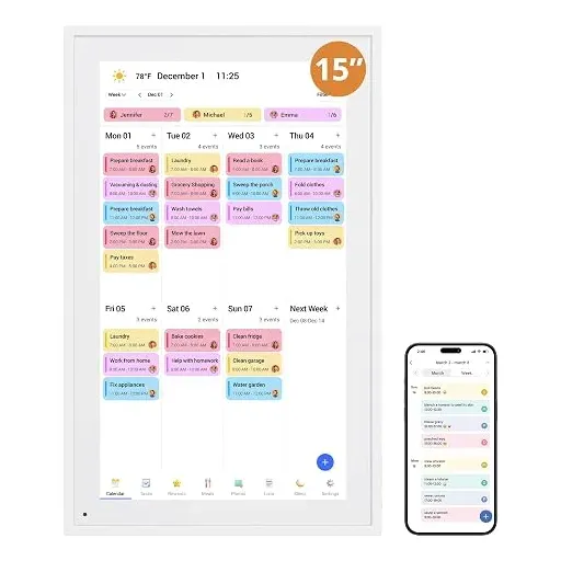 Calendario Digital Inteligente Dragon Touch Tm15