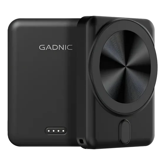 Cargador Gadnic 5000mah Protección Térmica Power Bank Color Negro