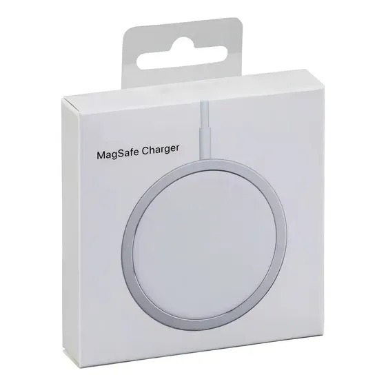 Cargador Inalámbrico Magnetico Para Iphone Magsafe Color Blanco