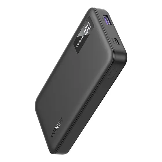 Cargador Portatil 20W Ugreen Power Bank Carga Rapida 10000mAh - Conector USB C - Para Celular Iphone / Samsung / Auriculares / Smartwatch - 
