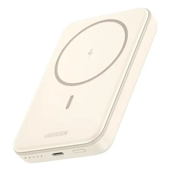 Cargador Portatil 20W Ugreen - Power Bank Magnetico Magsafe Carga Rapida 10000mAh - Conector USB C + USB - Recarga Bateria Para Celular Ipho