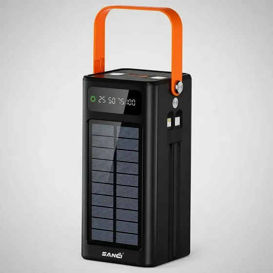 Cargador Portátil 80000mah Carga Solar 65w Linterna Multiuso