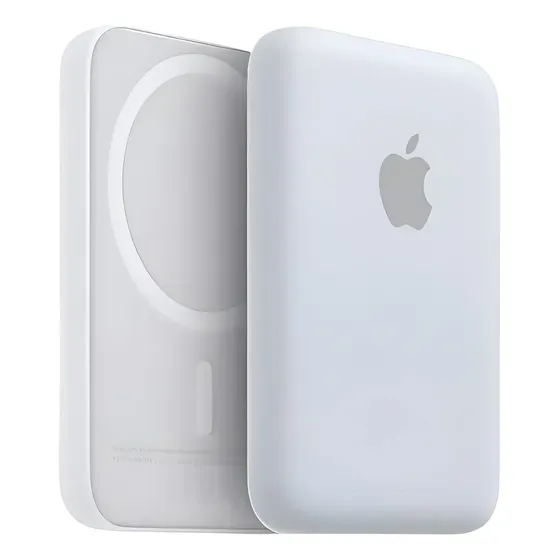 Cargador portátil Apple para Iphone Magsafe color blanco