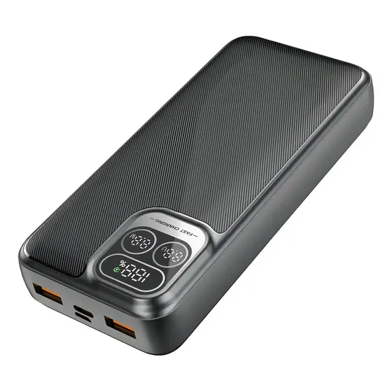 Cargador Portátil Carrello K52-3 de 20.000 mAh con Carga Rápida y Salida Dual USB-A