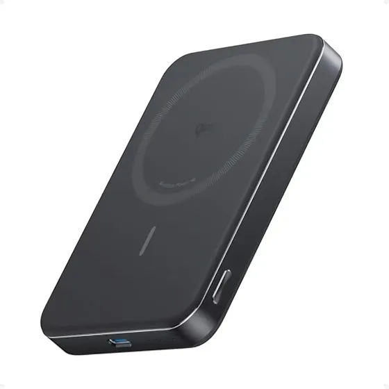Cargador Portátil Magnética Power Bank Anker MagGo, 10000mAh 15W, cargador portátil MagSafe con Qi2 Batería Externa Inalámbrica, Compatible 