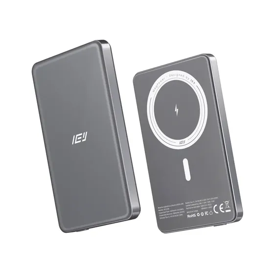 Cargador Pórtatil Power Bank iPhone Magnético 5000 Mah 15w Color Gris azulado
