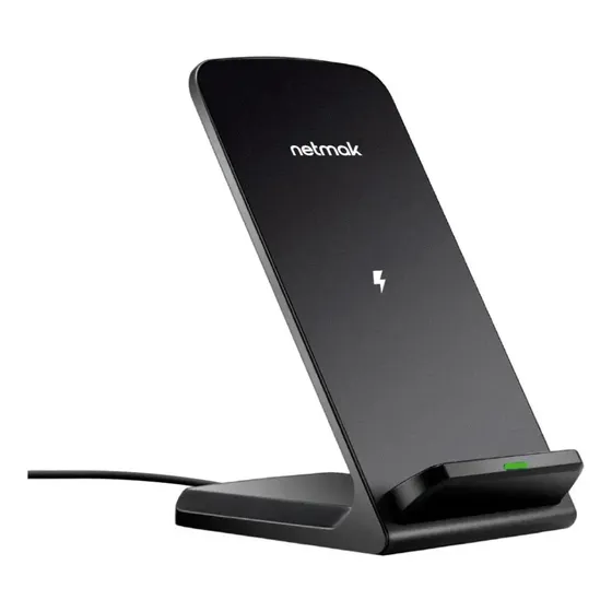 Cargador Soporte Inalámbrico 2 Posiciones Escritorio Rapida Negro