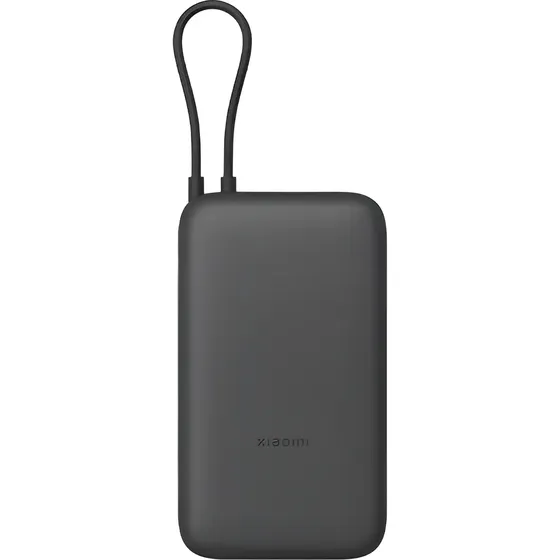 Cargador Xiaomi Power Bank 20000mah Cable Usb-c Carga Rapida Negro