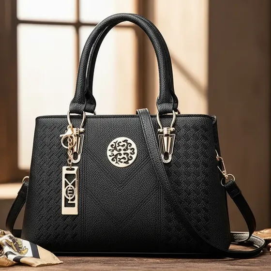 Cartera De Mano Mujer Con Correa Ecocuero Elegante 206
