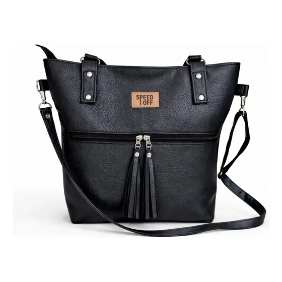 Cartera Mujer Grande De Cuero Eco Bolso Universitario Para Mujer Carteras De Mujer Amplia Negra Bolso Universitario Bandolera Dama Moda De M