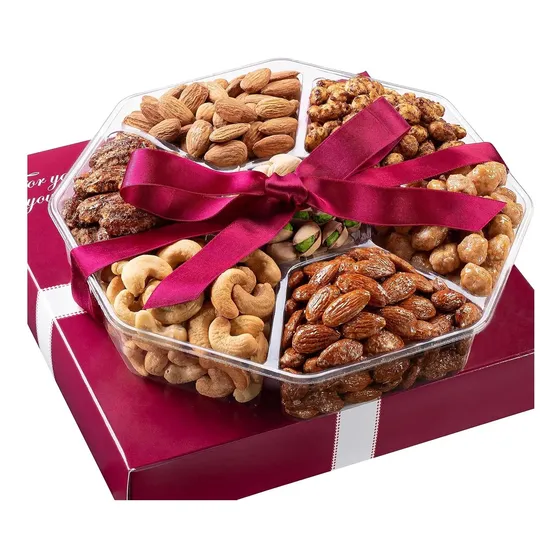 Cesta De Regalo Gourmet De Nueces Nut Haven - 450g