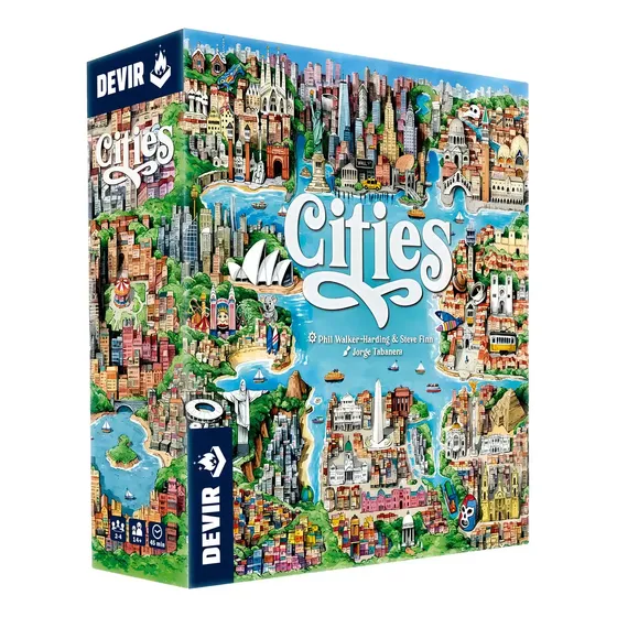 Cities Juego De Mesa Devir Español Familiar