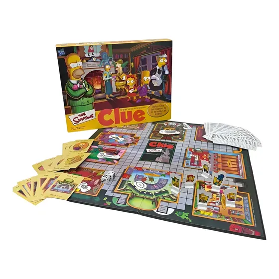 Clue El Clásico Juego De Misterio - Los Simpsons - Hasbro