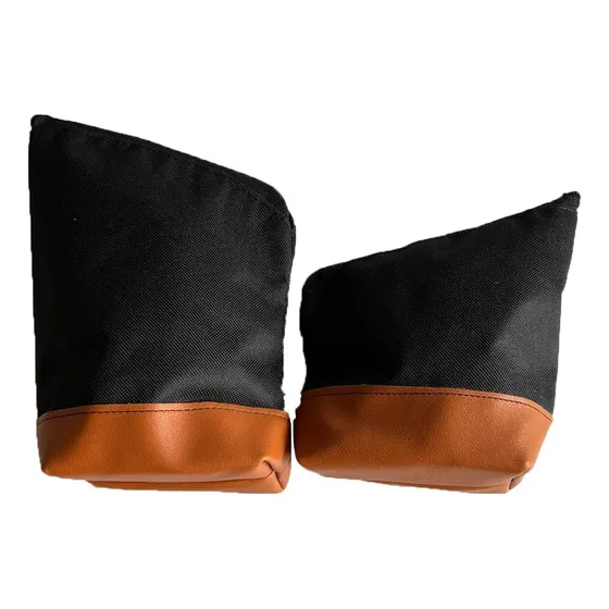 Combo Yerbera Azucarera DeGafas Impermeable Cordura Negro Marrón Mate