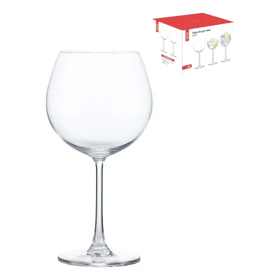 Copa Gin Tonic 680ml Copon Tragos Cocteles Pack X 6 Unidades Transparente
