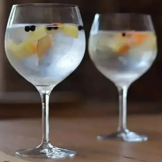 Copa Gin Tonic Vidrio Nadir X 2 Unidades Tragos Transparente