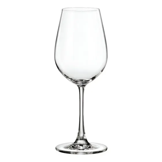 Copa Vino Cristal Bohemia Sarah Titanium 400ml Set X6 Color Transparente