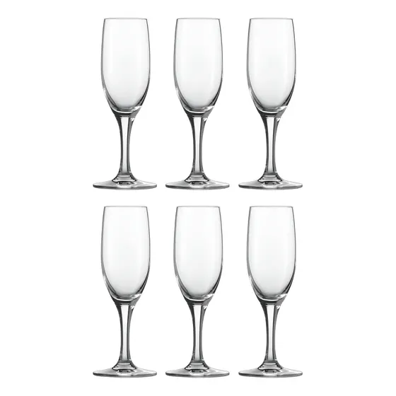 Copa Windsor Champagne Vidrio Nadir 190ml Caja X6 Unidades Color Agua
