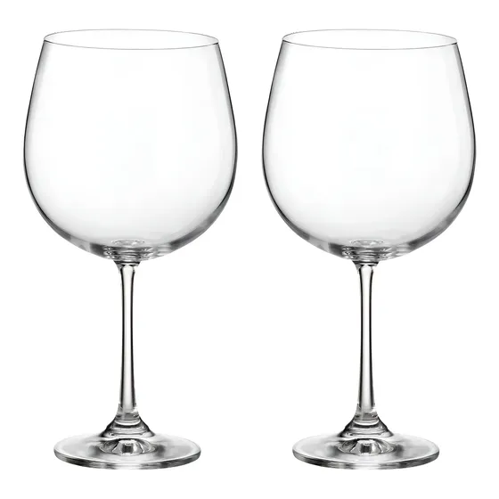 Copas Gin Tonic Cristal Bohemia Original 670ml Milvus Set X2