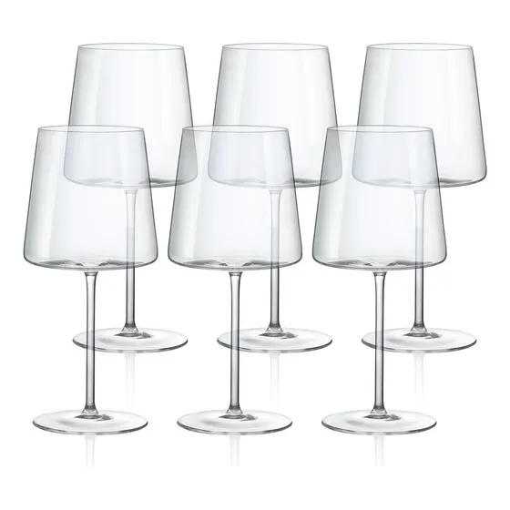 Copas Vino O Tragos Cristal Bohemia Ray 450ml Set X 12